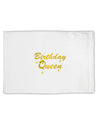 Birthday Queen Text Standard Size Polyester Pillow Case by TooLoud-TooLoud-White-Davson Sales