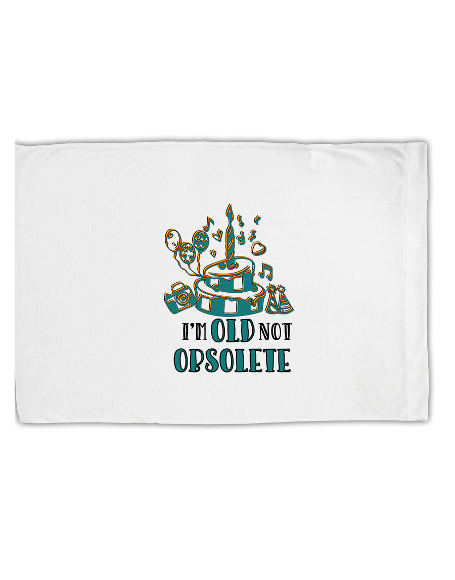 TooLoud Im Old Not Obsolete Standard Size Polyester Pillow Case-Pillow Case-TooLoud-Davson Sales