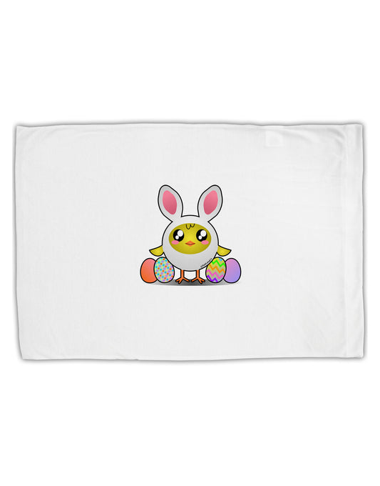Chick In Bunny Costume Standard Size Polyester Pillow Case-Pillow Case-TooLoud-White-Davson Sales