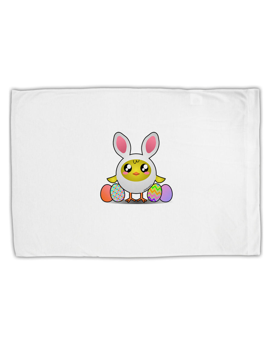 Chick In Bunny Costume Standard Size Polyester Pillow Case-Pillow Case-TooLoud-White-Davson Sales