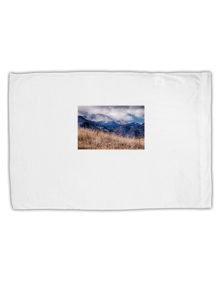 Pikes Peak CO Mountains Standard Size Polyester Pillow Case by TooLoud-Pillow Case-TooLoud-White-Davson Sales