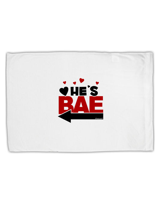 He's BAE - Left Arrow Standard Size Polyester Pillow Case-Pillow Case-TooLoud-White-Davson Sales