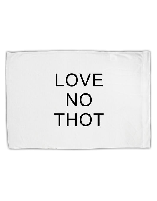 Love No Thot Standard Size Polyester Pillow Case by TooLoud-Pillow Case-TooLoud-White-Davson Sales