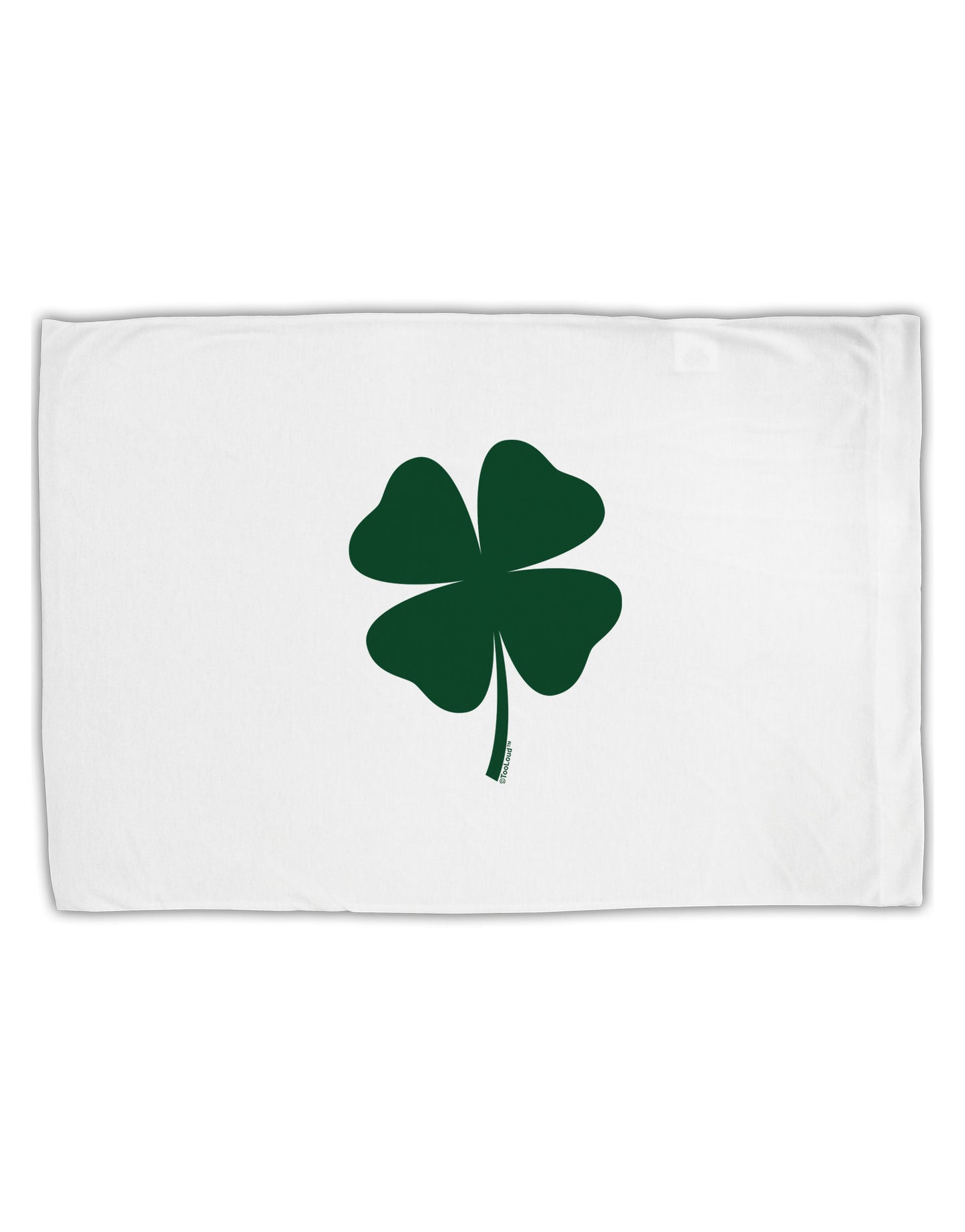 Lucky Four Leaf Clover St Patricks Day Standard Size Polyester Pillow Case-Pillow Case-TooLoud-White-Davson Sales