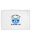 I Can't Bear to be Without You Blue Standard Size Polyester Pillow Case by TooLoud-Pillow Case-TooLoud-White-Davson Sales