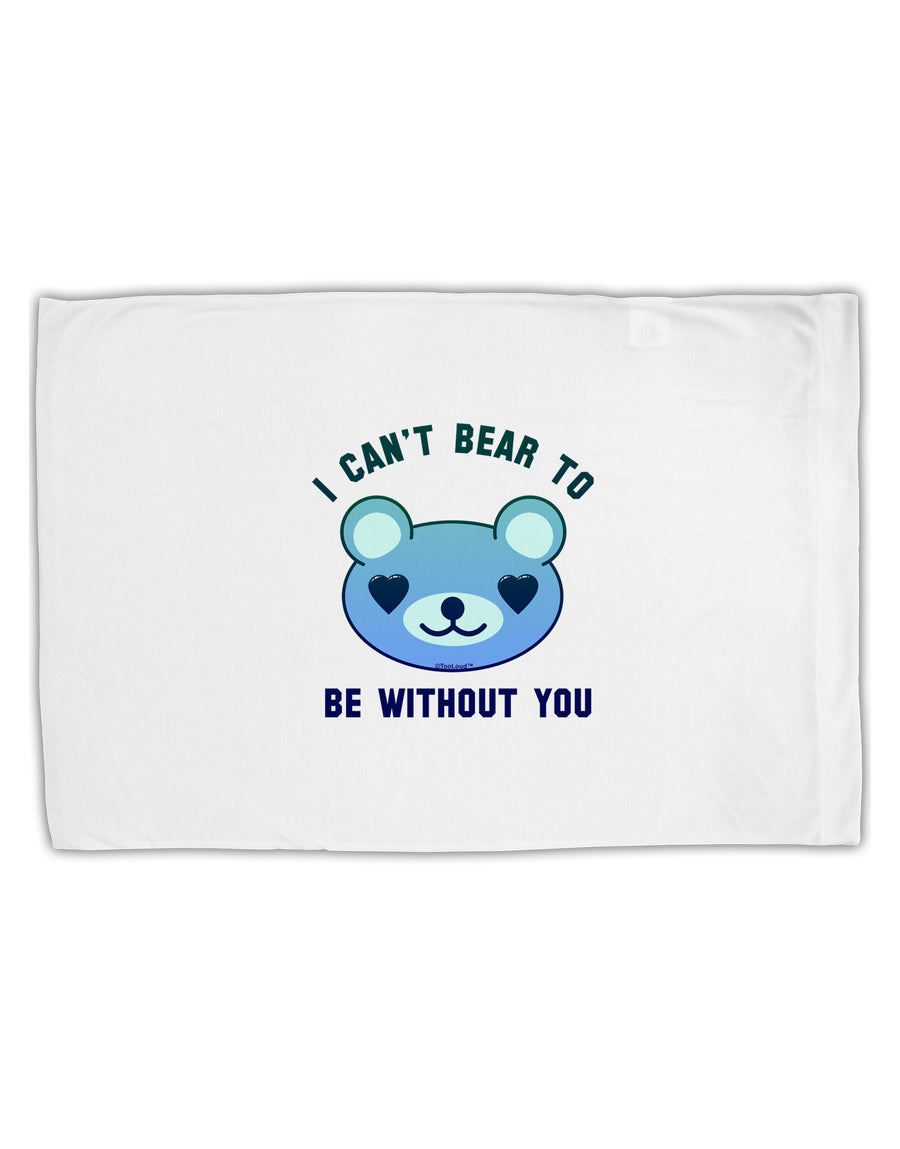 I Can't Bear to be Without You Blue Standard Size Polyester Pillow Case by TooLoud-Pillow Case-TooLoud-White-Davson Sales