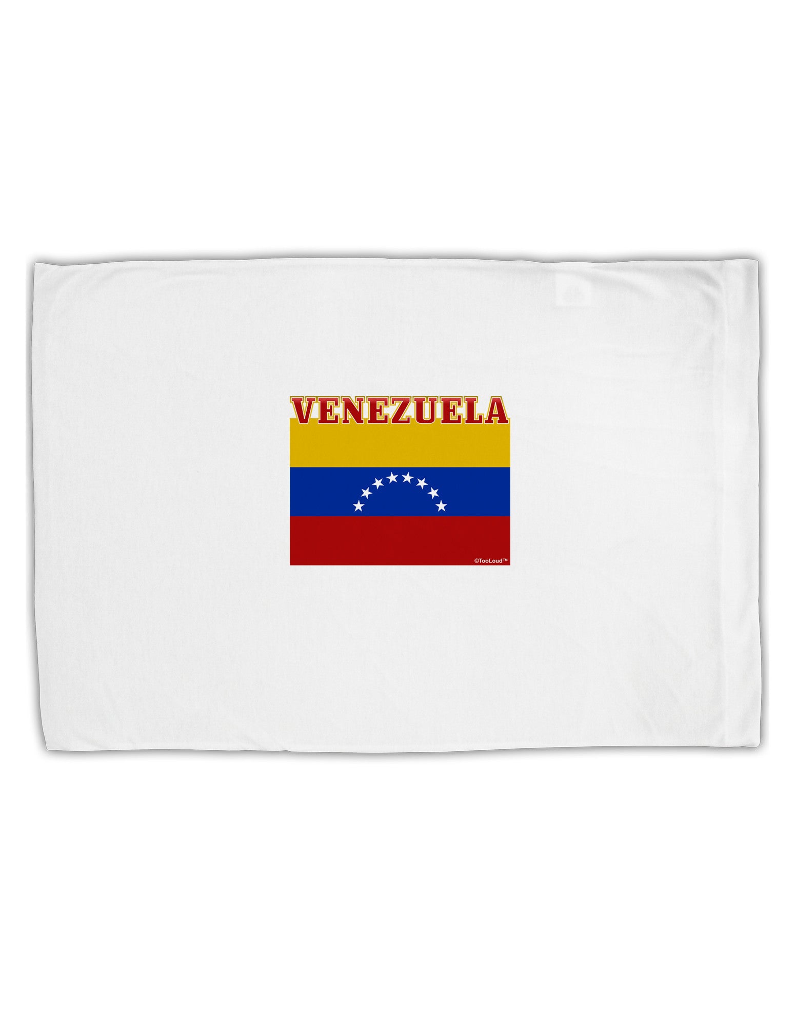 TooLoud Venezuela Flag Standard Size Polyester Pillow Case-Pillow Case-TooLoud-White-Davson Sales