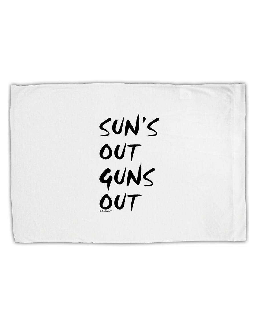 Suns Out Guns Out Standard Size Polyester Pillow Case-Pillow Case-TooLoud-White-Davson Sales