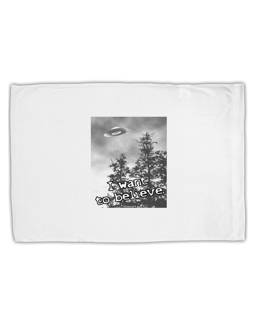 I Want to Believe - UFO Standard Size Polyester Pillow Case by TooLoud-Pillow Case-TooLoud-White-Davson Sales