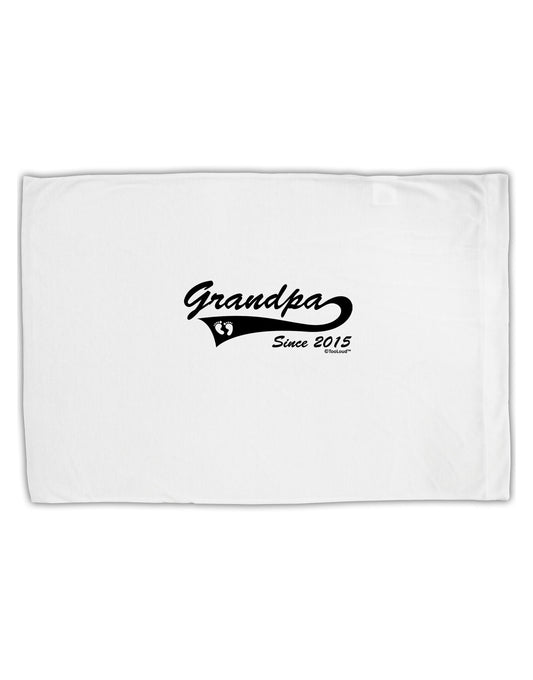 Grandpa Since 2015 Standard Size Polyester Pillow Case by TooLoud-Pillow Case-TooLoud-White-Davson Sales