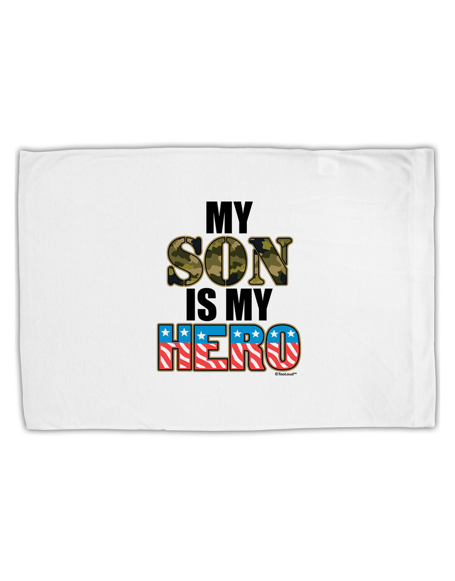 My Son is My Hero - Armed Forces Standard Size Polyester Pillow Case by TooLoud-Pillow Case-TooLoud-White-Davson Sales