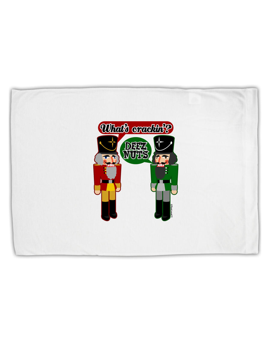 Whats Crackin - Deez Nuts Standard Size Polyester Pillow Case by TooLoud-TooLoud-White-Davson Sales