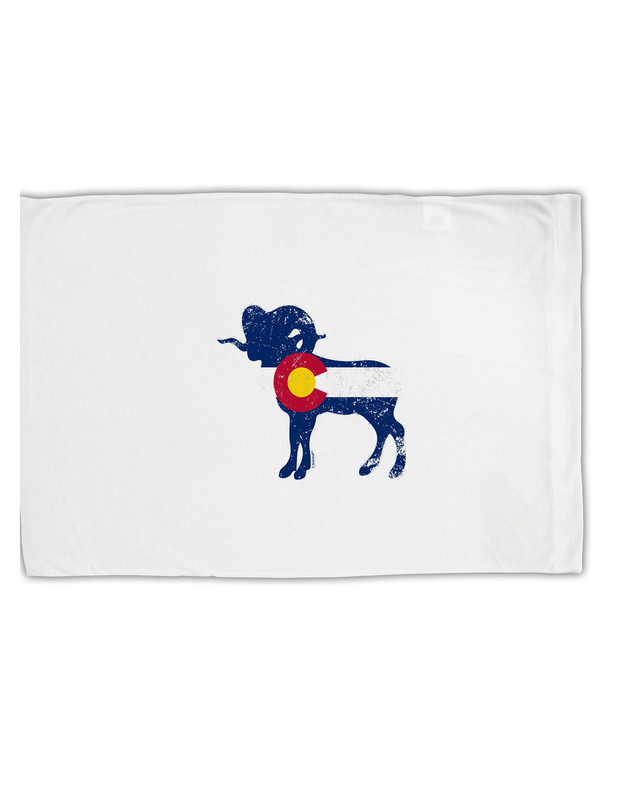 TooLoud Grunge Colorado Emblem Flag Standard Size Polyester Pillow Case-Pillow Case-TooLoud-Davson Sales