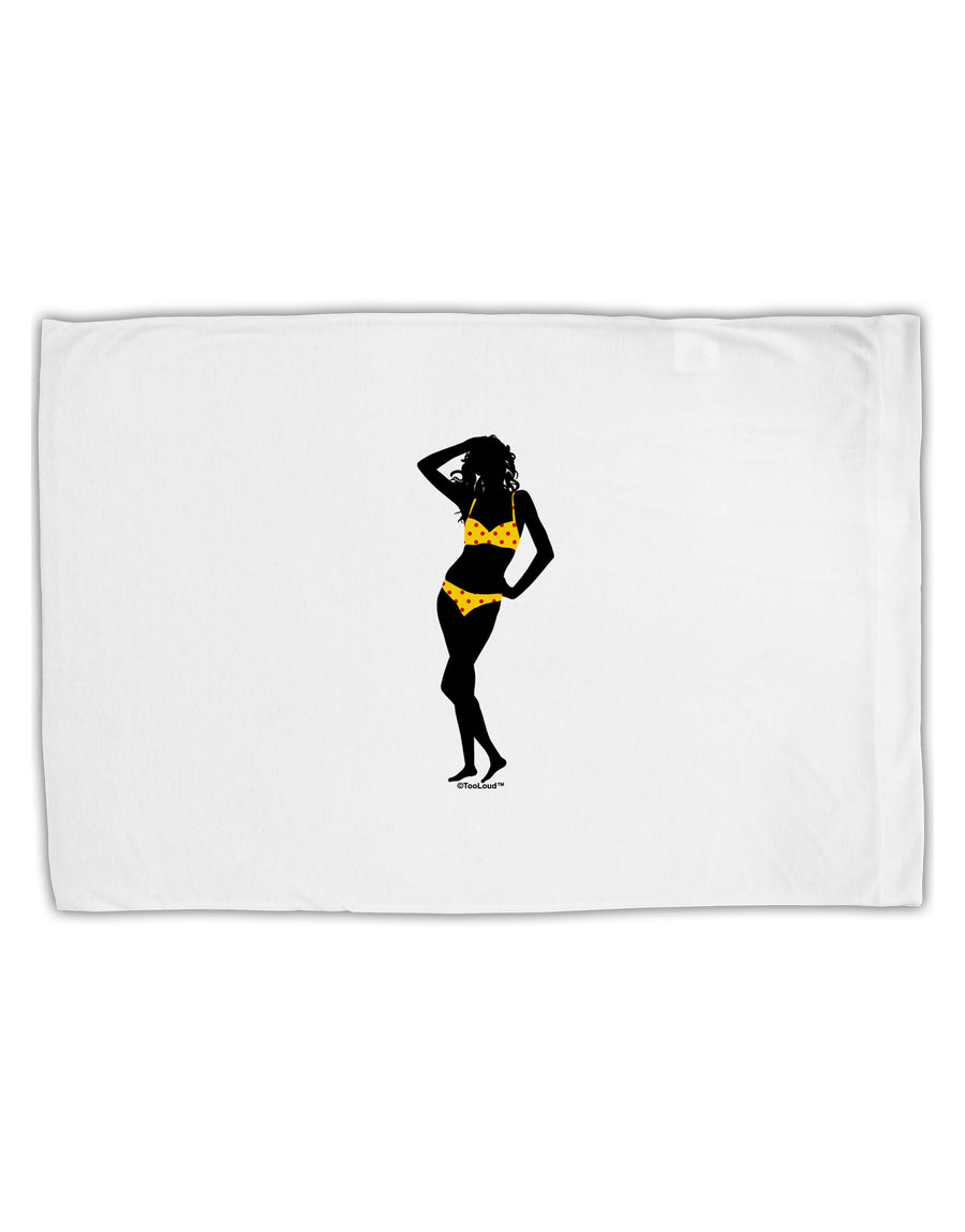 Polka Dot Bikini Shadow Standard Size Polyester Pillow Case by TooLoud-Pillow Case-TooLoud-White-Davson Sales