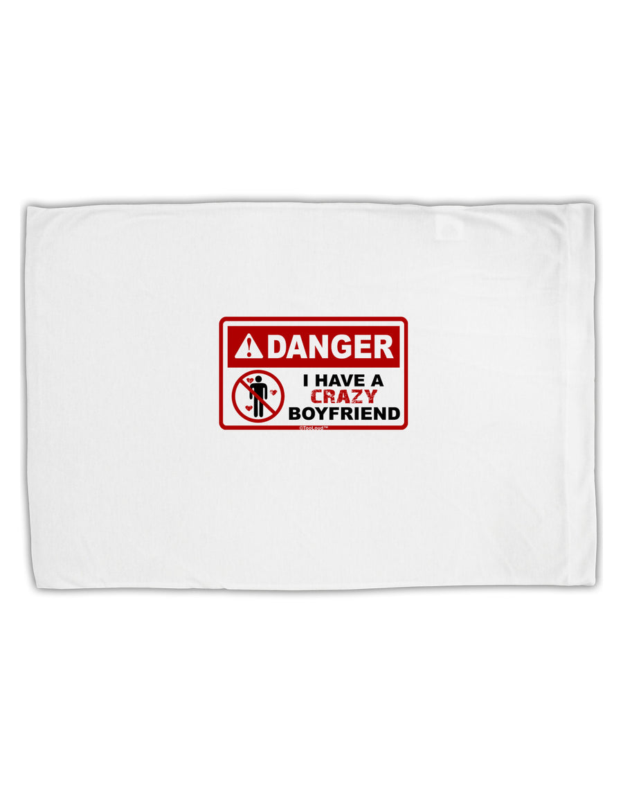 Danger - Crazy Boyfriend Standard Size Polyester Pillow Case-Pillow Case-TooLoud-White-Davson Sales