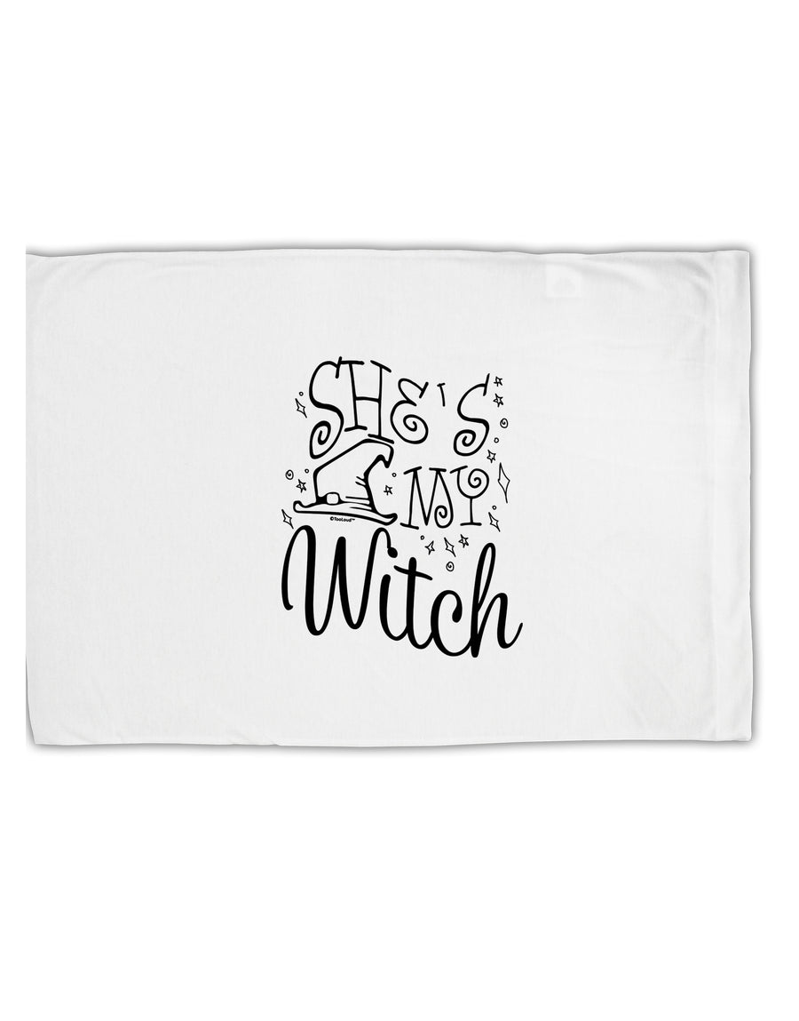 TooLoud She's My Witch Standard Size Polyester Pillow Case-Pillow Case-TooLoud-Davson Sales