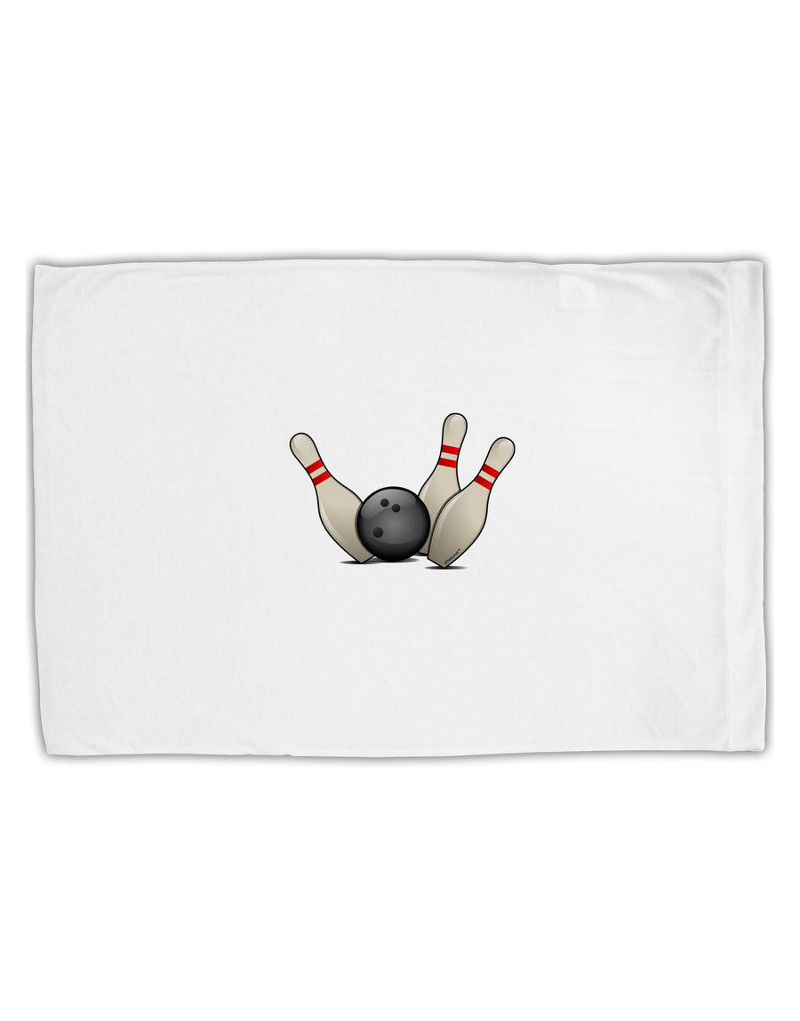 Bowling Ball with Pins Standard Size Polyester Pillow Case-Pillow Case-TooLoud-White-Davson Sales