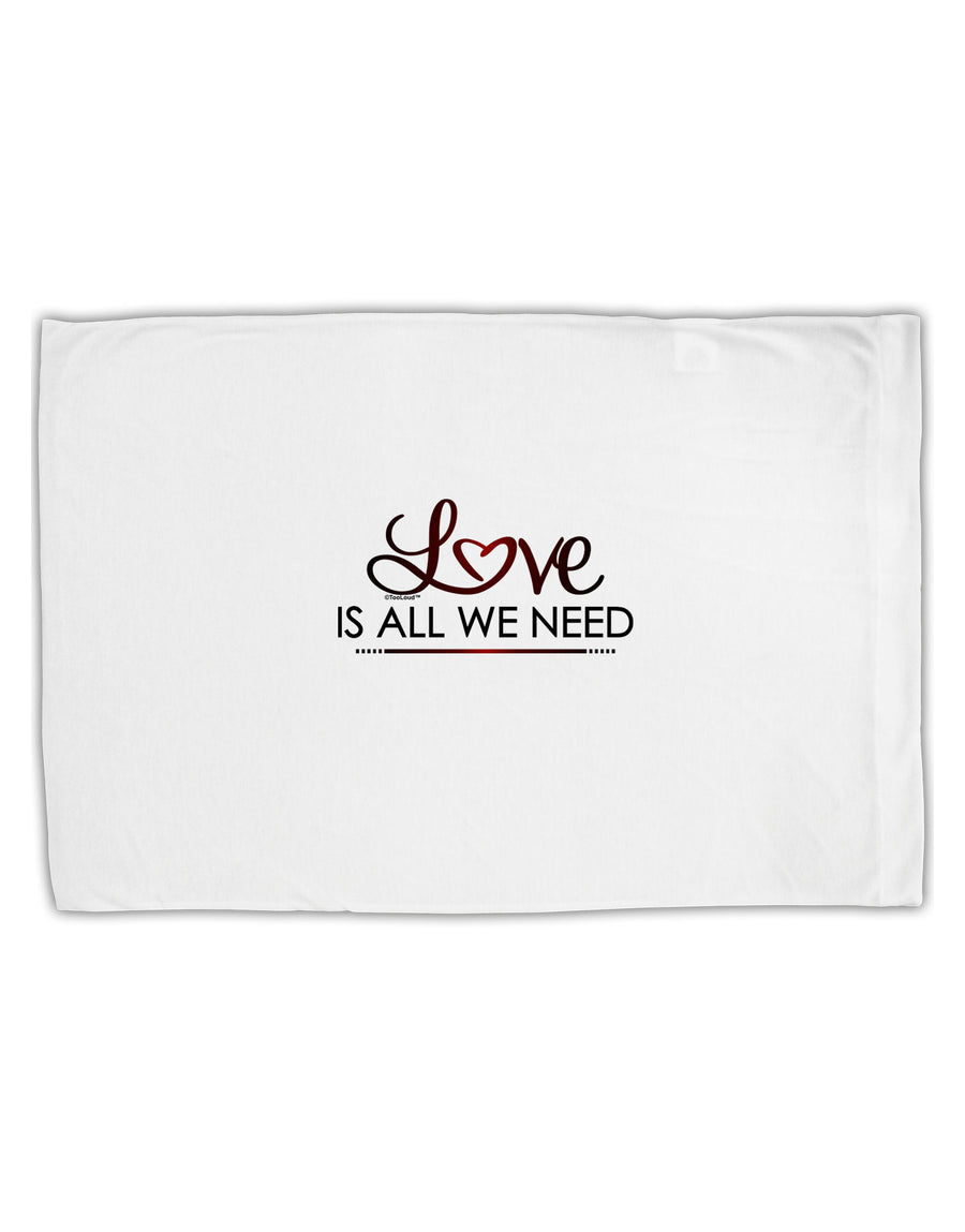 Love Is All We Need Standard Size Polyester Pillow Case-Pillow Case-TooLoud-White-Davson Sales