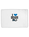 I Love House Blue Standard Size Polyester Pillow Case-Pillow Case-TooLoud-White-Davson Sales