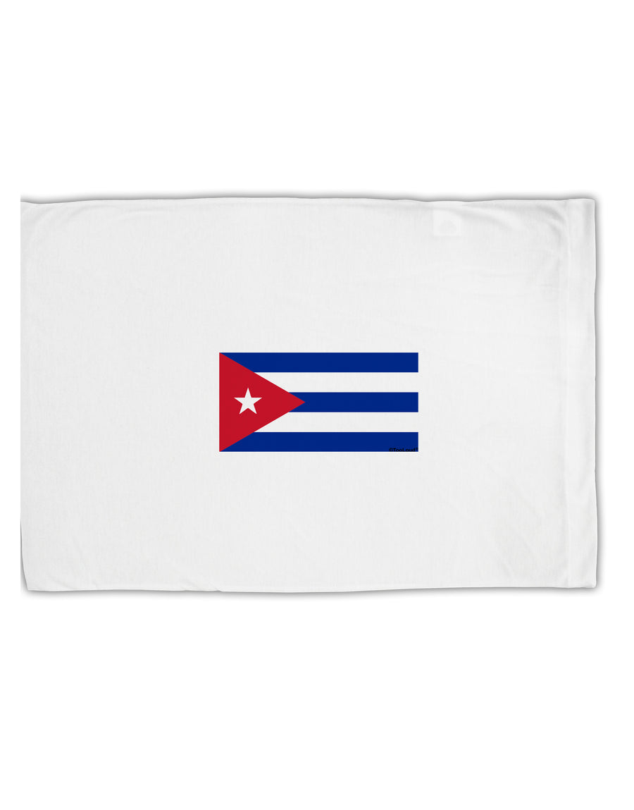 Cuba Flag Cubana Standard Size Polyester Pillow Case by TooLoud-TooLoud-White-Davson Sales