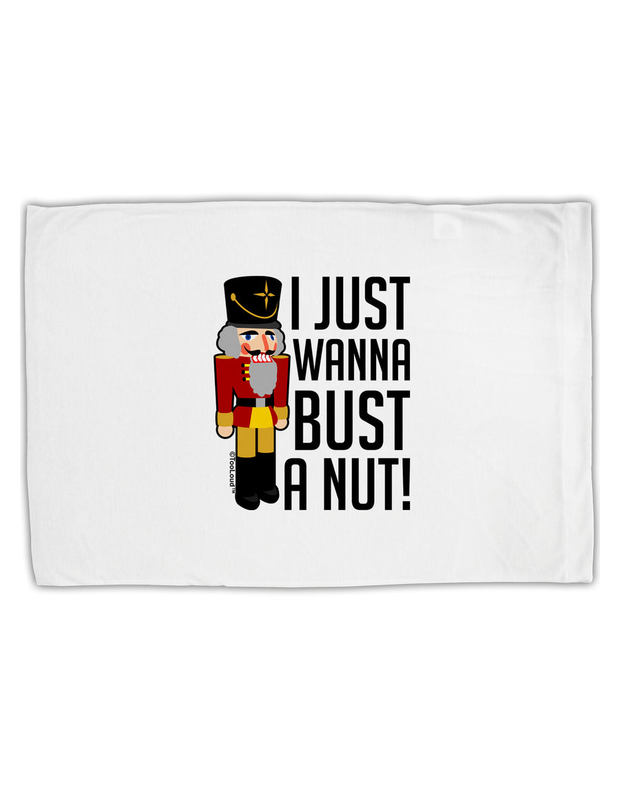 I Just Wanna Bust A Nut Nutcracker Standard Size Polyester Pillow Case by TooLoud-TooLoud-White-Davson Sales