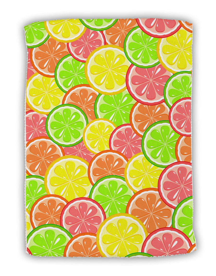 Colorful Citrus Fruits Micro Terry Sport Towel 15 X 22 inches All Over Print-Sport Towel-TooLoud-White-Davson Sales