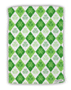 St Patrick's Day Green Shamrock Argyle Micro Terry Sport Towel 11 X 18 inches All Over Print-Sport Towel-TooLoud-White-Davson Sales