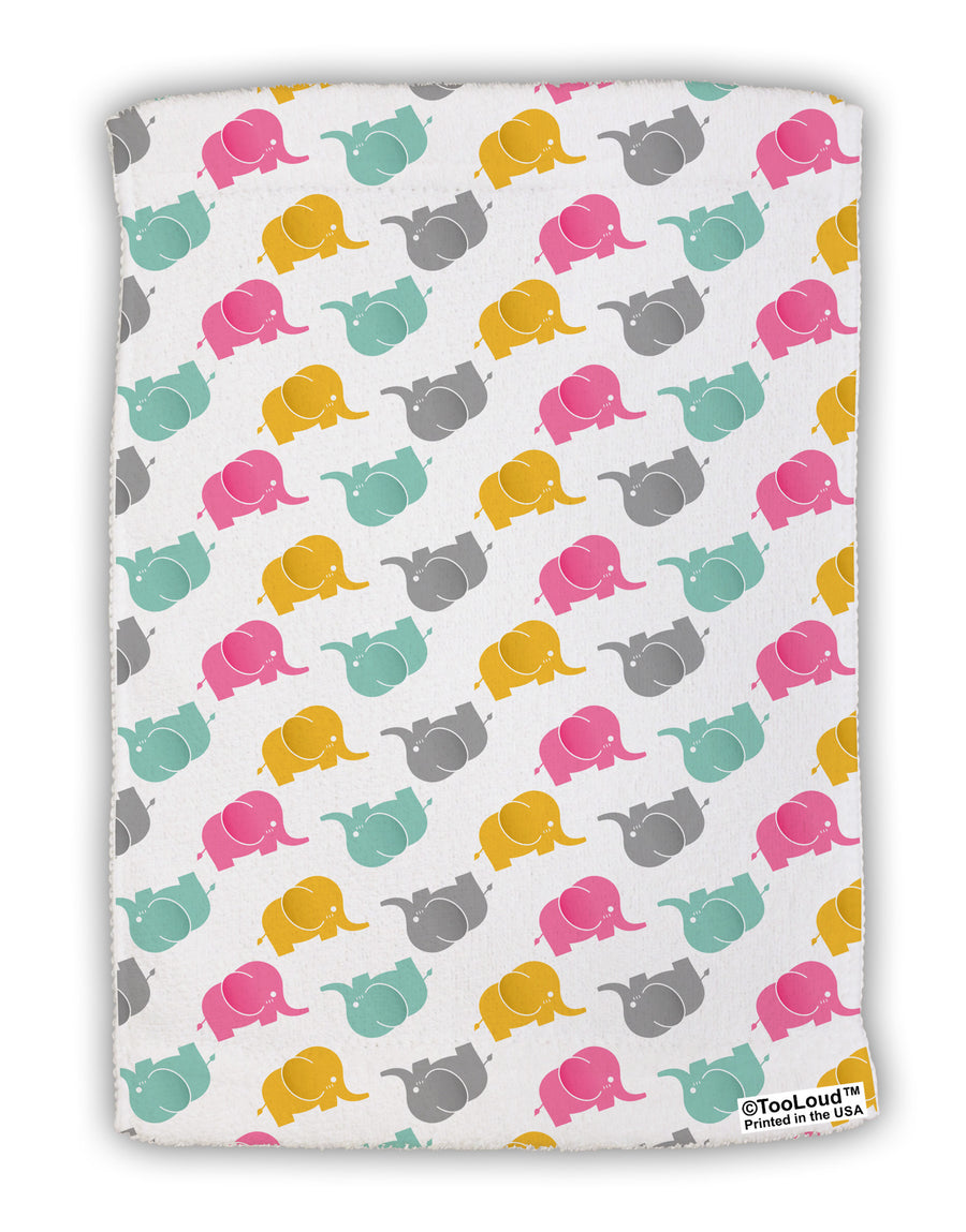 Cute Baby Elephants AOP Micro Terry Sport Towel 11 X 18 inches All Over Print-TooLoud-White-Davson Sales