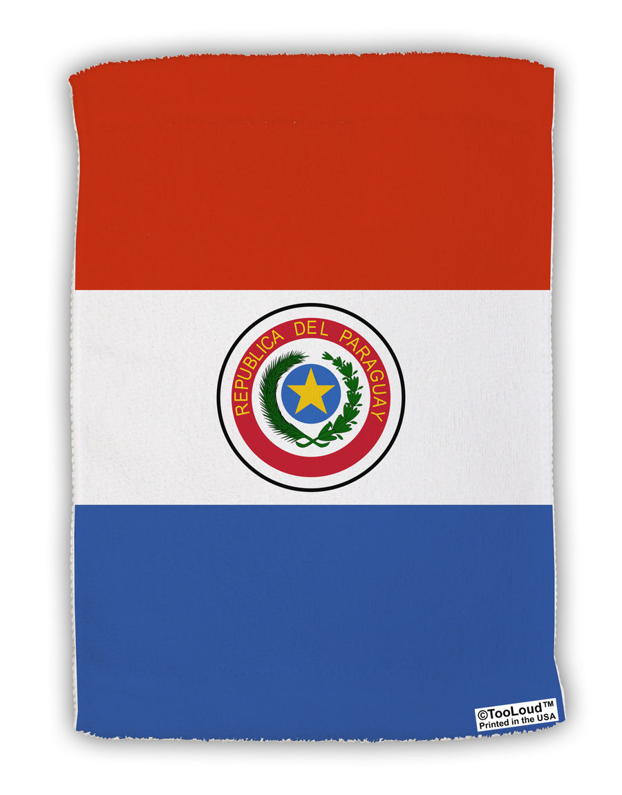 Paraguay Flag AOP Micro Terry Sport Towel 11 X 18 inches All Over Print-TooLoud-White-Davson Sales