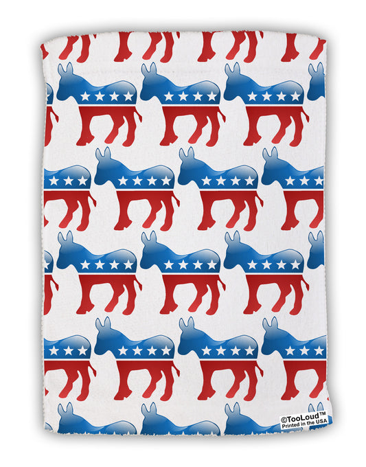 Democratic Symbol All Over Micro Terry Sport Towel 11 X 18 inches All Over Print-TooLoud-White-Davson Sales