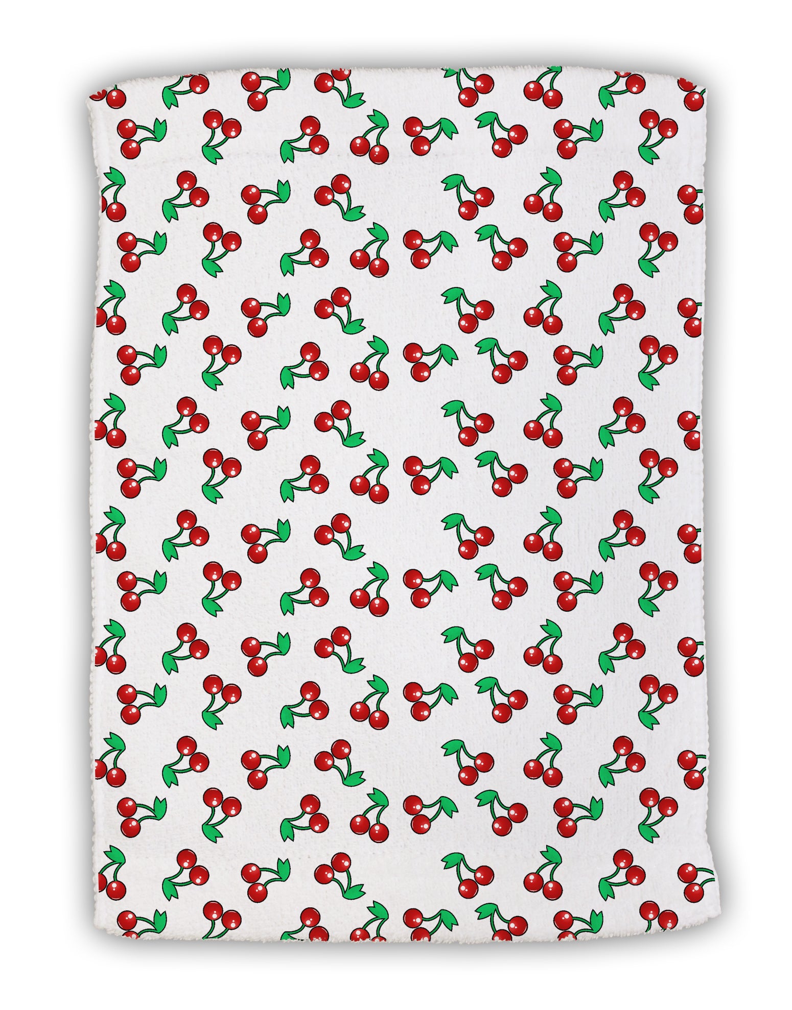 Cherries Everywhere Micro Terry Sport Towel 11 x 18 Inch by TooLoud-Sport Towel-TooLoud-White-Davson Sales