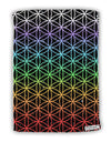 Chakra Colors Flower of Life Micro Terry Sport Towel 11 X 18 inches All Over Print-TooLoud-White-Davson Sales