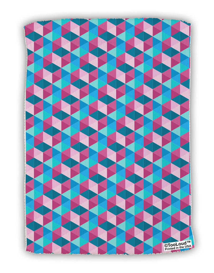 Crystalized Mosaic AOP Micro Terry Sport Towel 11 X 18 inches All Over Print-TooLoud-White-Davson Sales