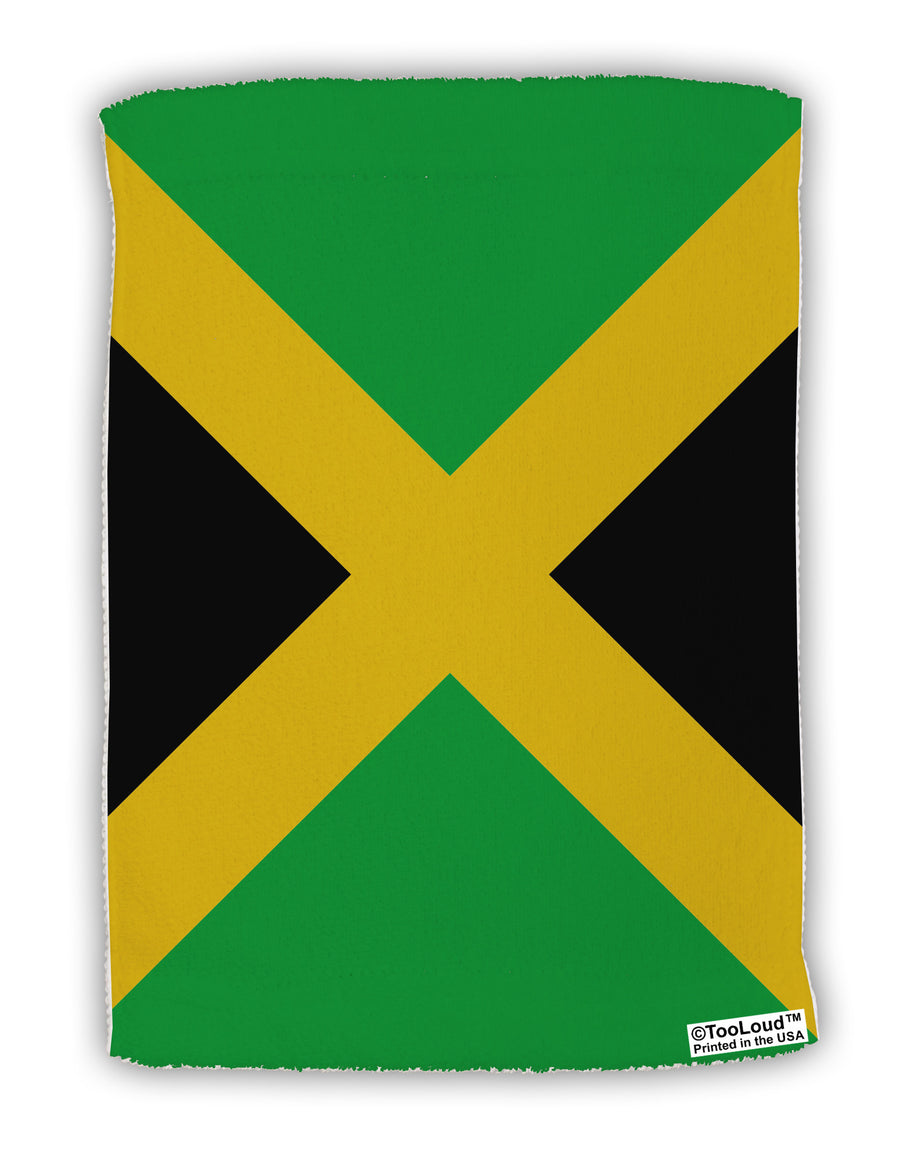 Jamaica Flag AOP Micro Terry Sport Towel 11 X 18 inches All Over Print-TooLoud-White-Davson Sales