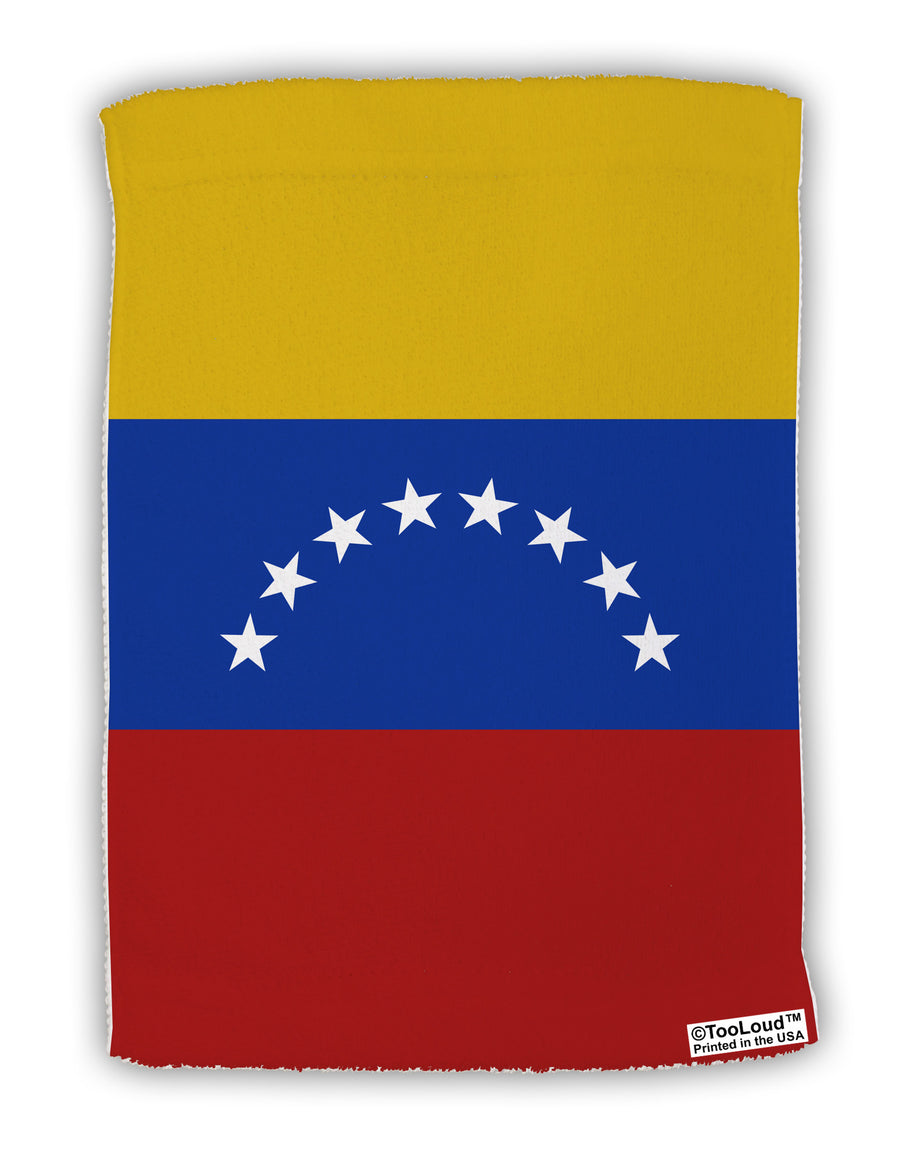 Venezuela Flag AOP Micro Terry Sport Towel 11 X 18 inches All Over Print-TooLoud-White-Davson Sales