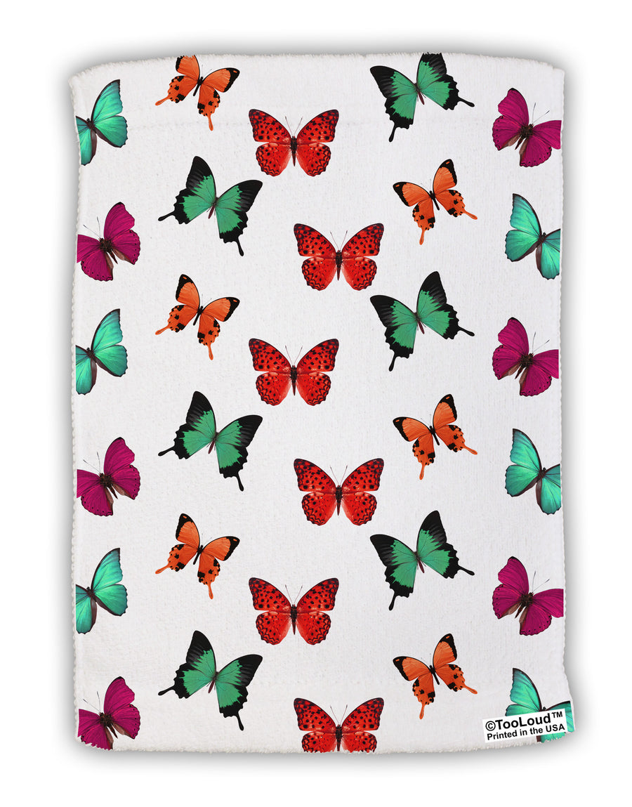 Pretty Butterflies AOP Micro Terry Sport Towel 11 X 18 inches All Over Print-TooLoud-White-Davson Sales