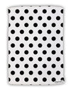 Black Polka Dots on White Micro Terry Sport Towel 15 X 22 inches All Over Print by TooLoud-Sport Towel-TooLoud-White-Davson Sales