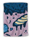 Pixel Zombie Costume Blue Micro Terry Sport Towel 11 X 18 inches All Over Print-TooLoud-White-Davson Sales