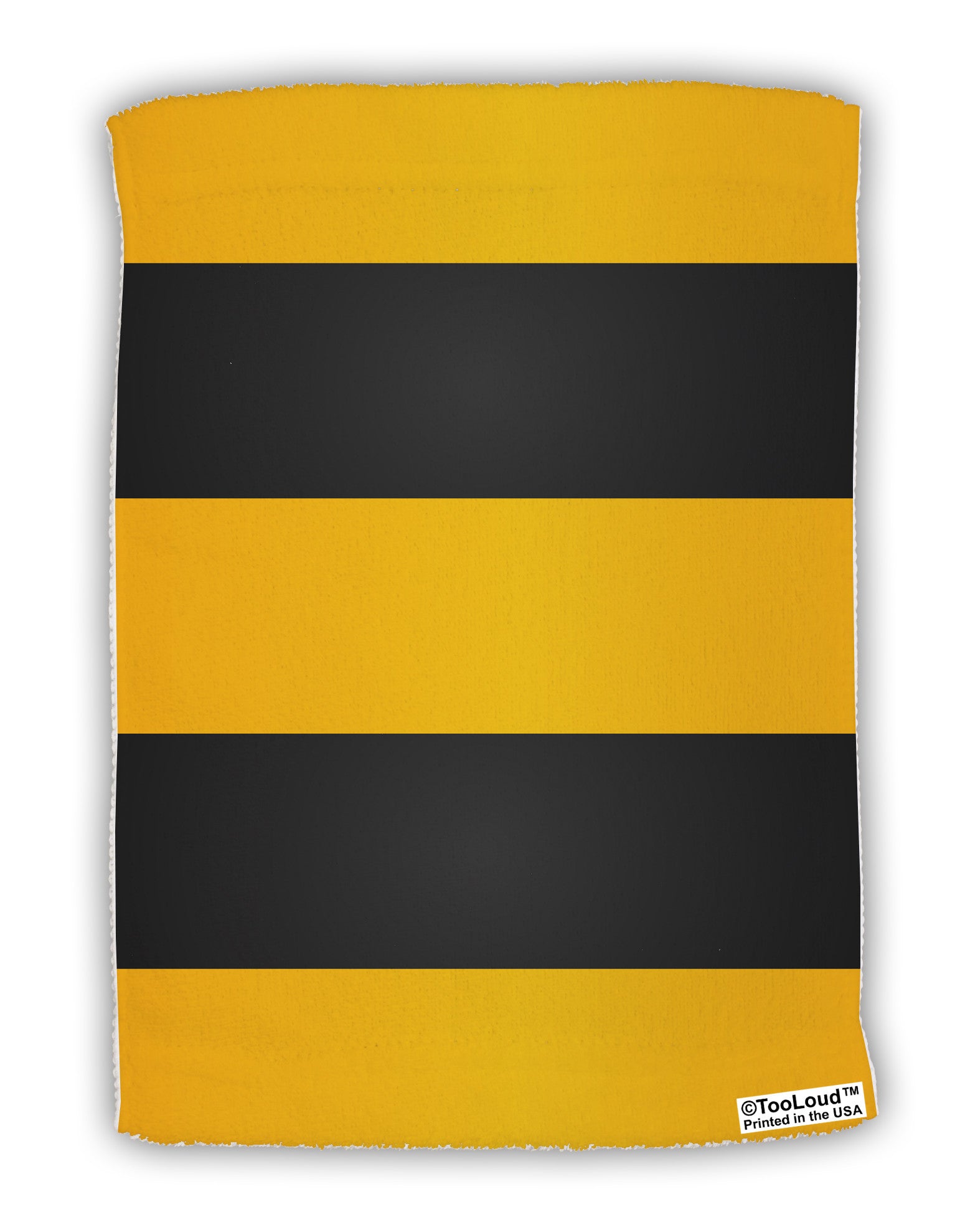 Bee Stripe Costume Micro Terry Sport Towel 11 X 18 inches All Over Print-TooLoud-White-Davson Sales