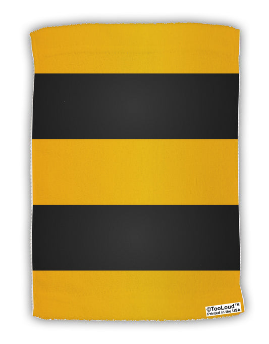 Bee Stripe Costume Micro Terry Sport Towel 11 X 18 inches All Over Print-TooLoud-White-Davson Sales