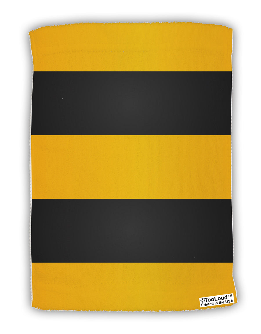 Bee Stripe Costume Micro Terry Sport Towel 11 X 18 inches All Over Print-TooLoud-White-Davson Sales