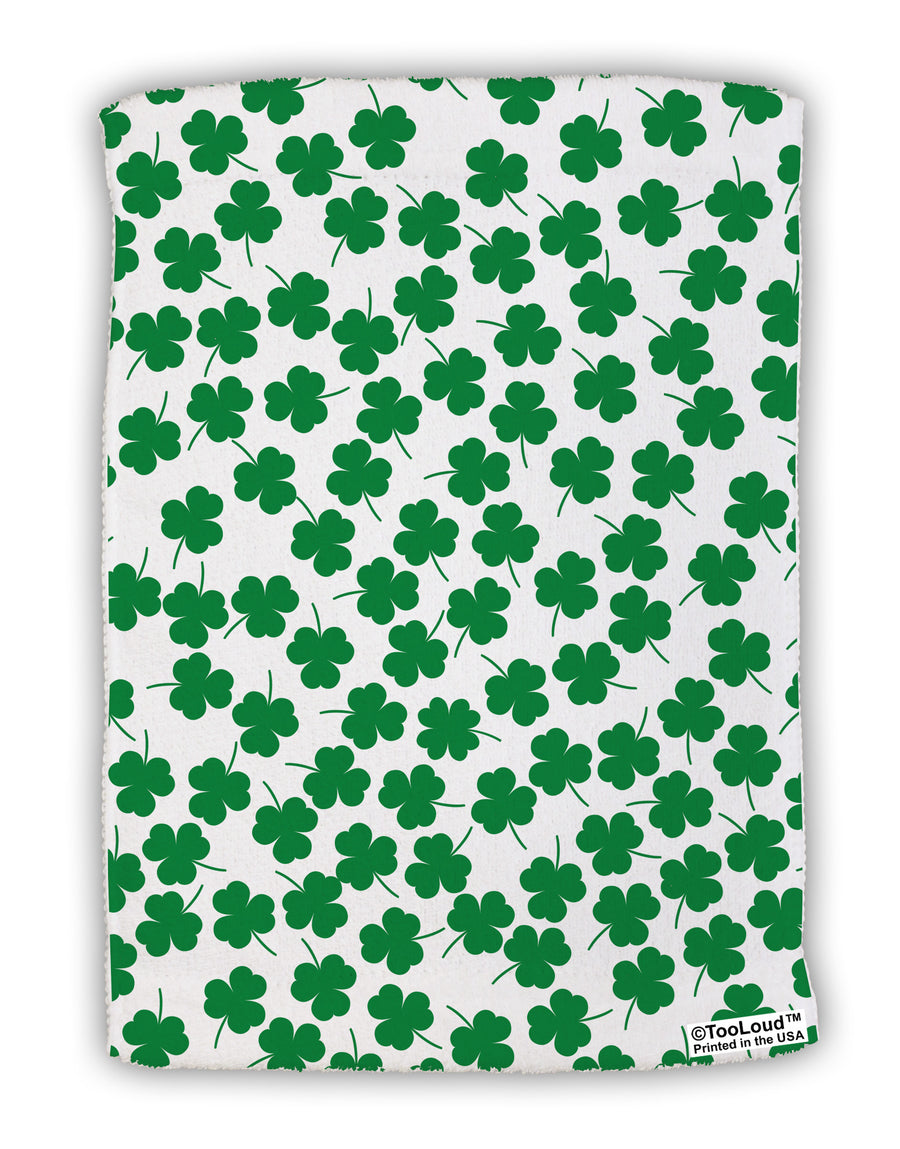 Find the 4 Leaf Clover Shamrocks Micro Terry Sport Towel 11 X 18 inches All Over Print-Sport Towel-TooLoud-White-Davson Sales