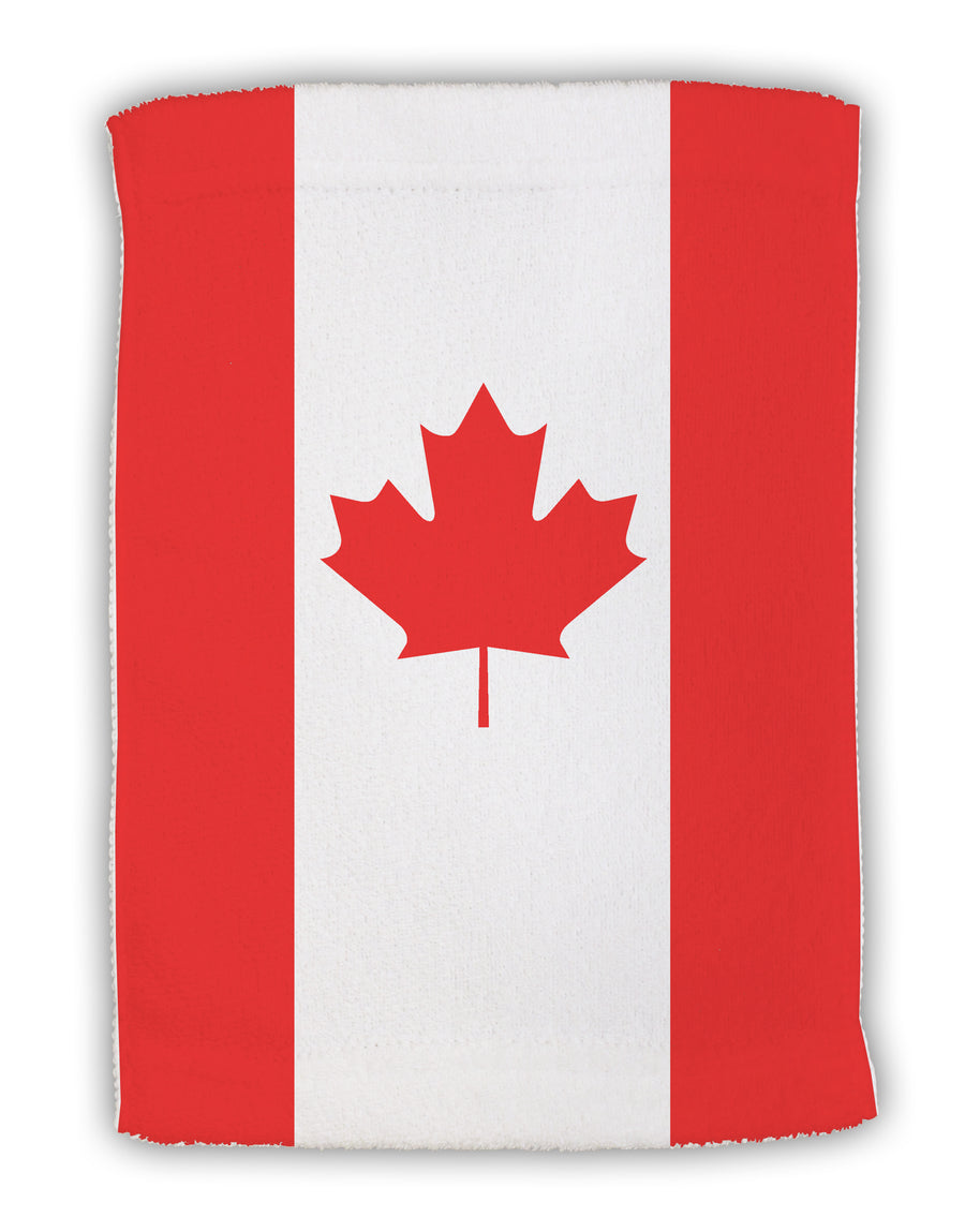 Canadian Flag All Over Micro Terry Sport Towel 15 X 22 inches All Over Print by TooLoud-Sport Towel-TooLoud-White-Davson Sales