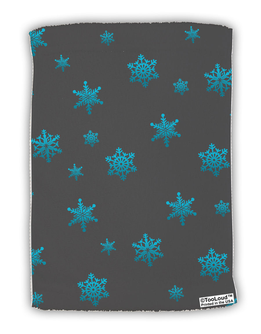 Snowflakes AOP Micro Terry Sport Towel 11 X 18 inches All Over Print-TooLoud-White-Davson Sales