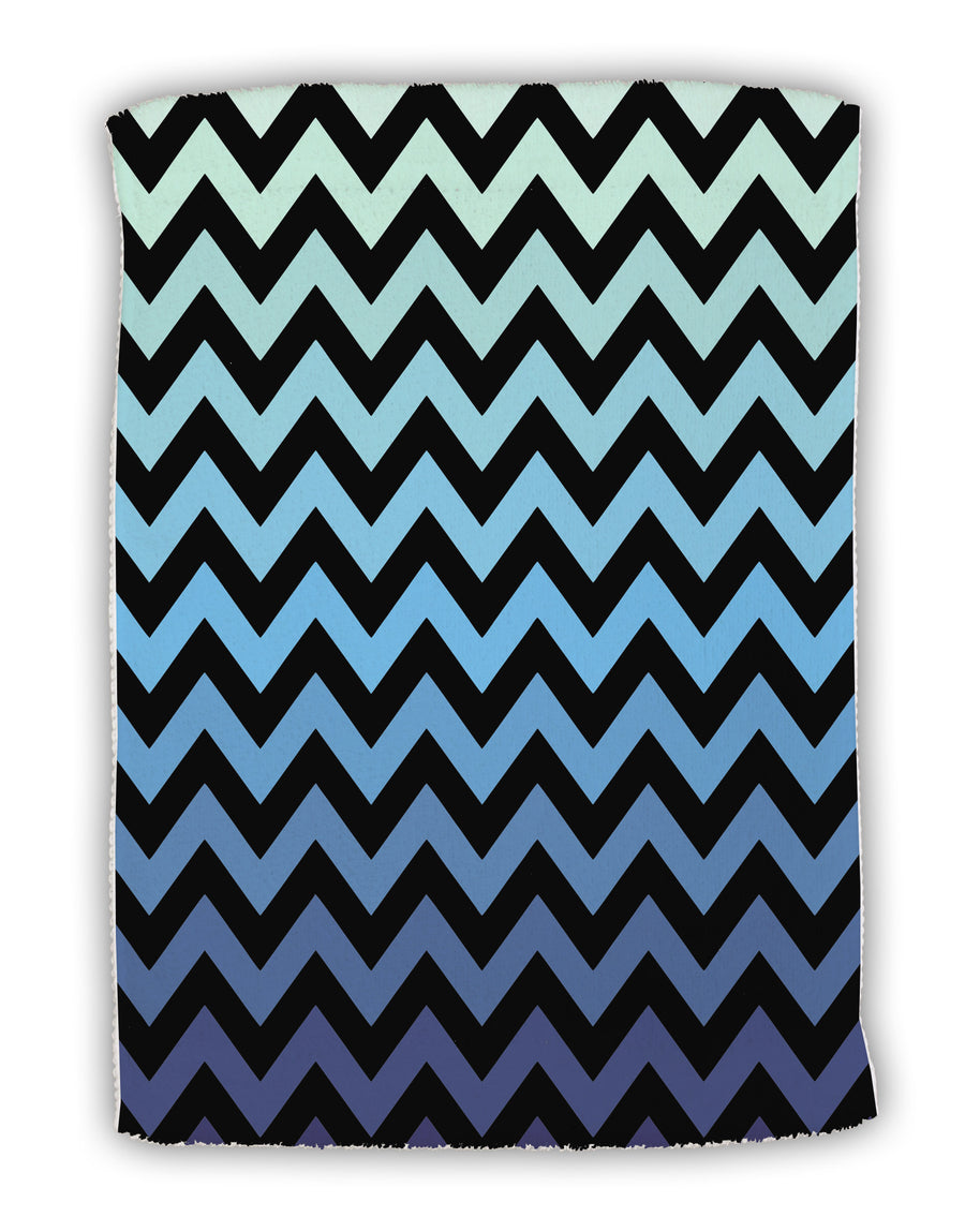 Cool Ocean Zig Zags Micro Terry Sport Towel 11 X 18 inches All Over Print-TooLoud-White-Davson Sales