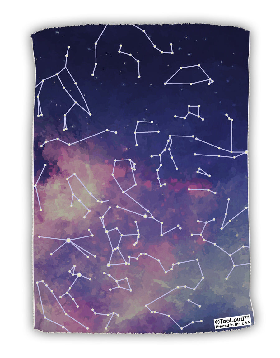 Constellations Color All Over Micro Terry Sport Towel 11 X 18 inches All Over Print-TooLoud-White-Davson Sales
