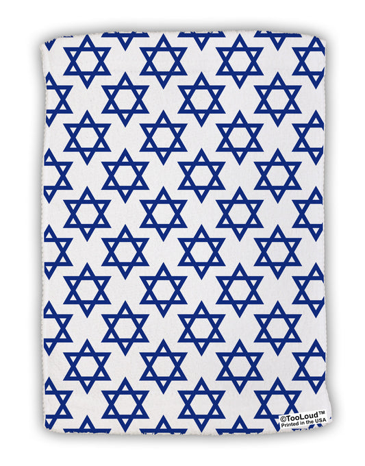 Stars of David Jewish Micro Terry Sport Towel 15 X 22 inches All Over Print by TooLoud-Sport Towel-TooLoud-White-Davson Sales