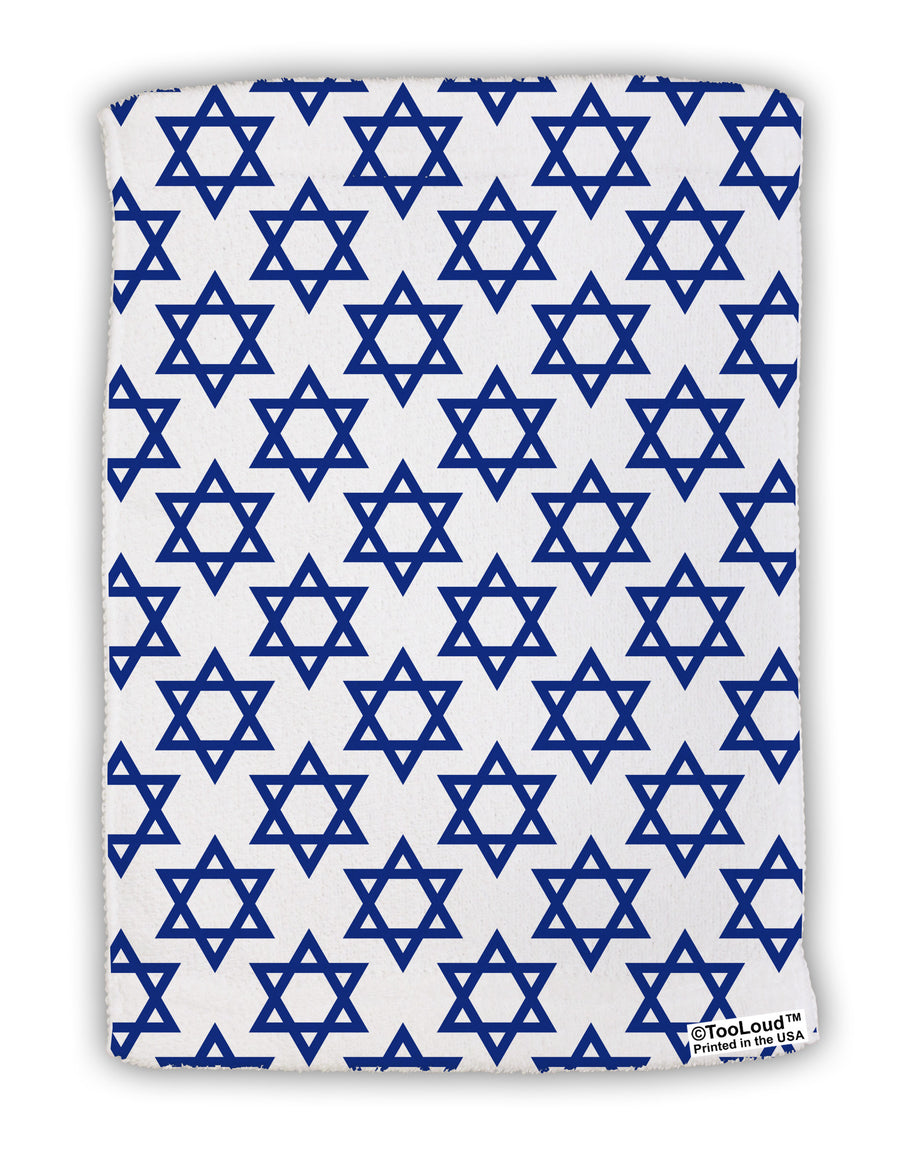 Stars of David Jewish Micro Terry Sport Towel 15 X 22 inches All Over Print by TooLoud-Sport Towel-TooLoud-White-Davson Sales