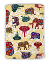 Indian Elephants AOP Micro Terry Sport Towel 11 X 18 inches All Over Print-TooLoud-White-Davson Sales