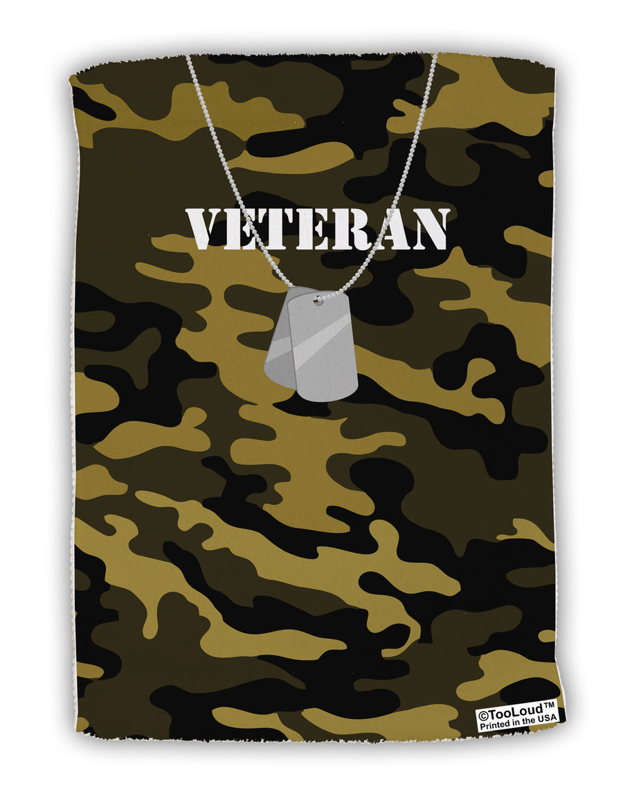 Veteran Dog Tags Micro Terry Sport Towel 11 X 18 inches All Over Print-TooLoud-White-Davson Sales